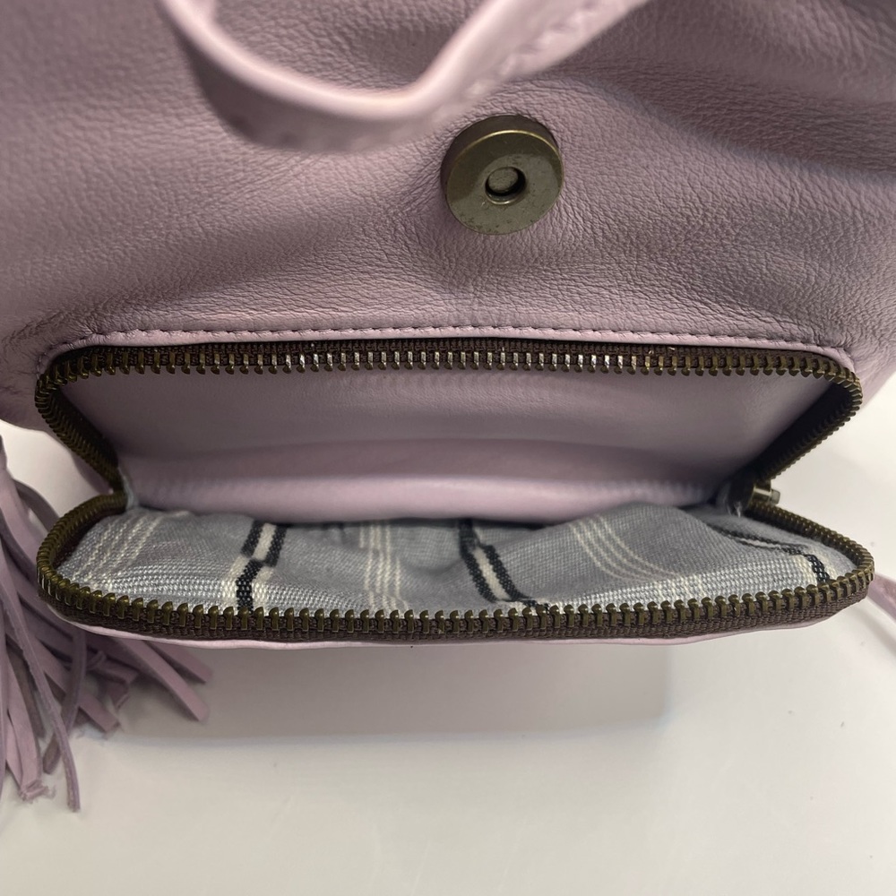New Nena & Co Mini Leather Backpack - Lavender - Picture 9 of 9